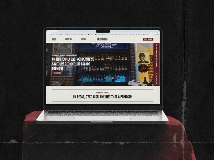 Le Scénario — identité et site web